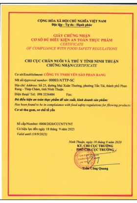 GIẤY CHỨNG NHẬN